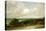Wooded Landscape with a Ploughman-John Constable-Stretched Canvas