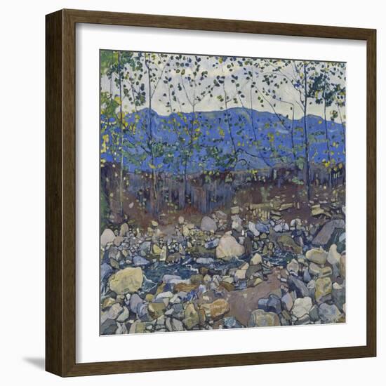 Wooded Landscape with Brook Near Leissigen, 1904-Ferdinand Hodler-Framed Giclee Print