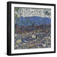 Wooded Landscape with Brook Near Leissigen, 1904-Ferdinand Hodler-Framed Giclee Print