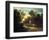 Wooded Landscape with Cattle by a Pool, 1782-Thomas Gainsborough-Framed Giclee Print