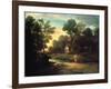 Wooded Landscape with Cattle by a Pool, 1782-Thomas Gainsborough-Framed Giclee Print