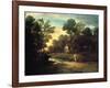 Wooded Landscape with Cattle by a Pool, 1782-Thomas Gainsborough-Framed Giclee Print