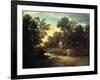 Wooded Landscape with Cattle by a Pool, 1782-Thomas Gainsborough-Framed Giclee Print