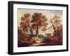 Wooded Landscape with Cows, C.1795-Gainsborough Dupont-Framed Giclee Print