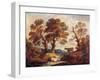 Wooded Landscape with Cows, C.1795-Gainsborough Dupont-Framed Giclee Print