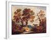 Wooded Landscape with Cows, C.1795-Gainsborough Dupont-Framed Giclee Print
