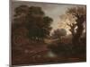 Wooded Landscape with Drover and Cattle and Milkmaids, C.1772-Thomas Gainsborough-Mounted Giclee Print