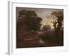 Wooded Landscape with Drover and Cattle and Milkmaids, C.1772-Thomas Gainsborough-Framed Giclee Print