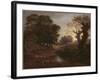 Wooded Landscape with Drover and Cattle and Milkmaids, C.1772-Thomas Gainsborough-Framed Giclee Print