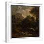 Wooded landscape with figures by Thomas Barker-Thomas Barker-Framed Giclee Print