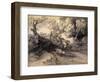 Wooded Landscape with Herdsman and Cattle, C.1775-Thomas Gainsborough-Framed Giclee Print