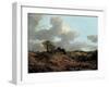 Wooded Landscape with Herdsman Seated, C.1748-Thomas Gainsborough-Framed Giclee Print