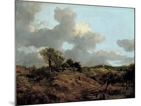 Wooded Landscape with Herdsman Seated, C.1748-Thomas Gainsborough-Mounted Giclee Print