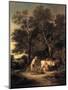 Wooded Landscape with Milkmaid and Woodman, or 'Rural Courtship', C.1792-Gainsborough Dupont-Mounted Giclee Print