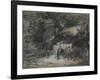 Wooded Landscape with Peasant Asleep and Horses Outside a Shed-Thomas Gainsborough-Framed Giclee Print