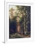 Wooded Landscape with Peasants-Barend Cornelis Koekkoek-Framed Giclee Print