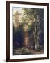 Wooded Landscape with Peasants-Barend Cornelis Koekkoek-Framed Giclee Print