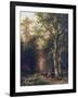 Wooded Landscape with Peasants-Barend Cornelis Koekkoek-Framed Giclee Print