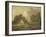 Wooded Landscape with Village Scene, Early 1770-72-Thomas Gainsborough-Framed Giclee Print