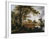 Wooded Landscape with Watermill, 1660s-Meindert Hobbema-Framed Giclee Print