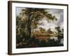 Wooded Landscape with Watermill, 1660s-Meindert Hobbema-Framed Giclee Print