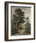 Wooded Landscape-Barend Cornelis Koekkoek-Framed Giclee Print