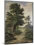 Wooded Landscape-Barend Cornelis Koekkoek-Mounted Giclee Print