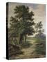 Wooded Landscape-Barend Cornelis Koekkoek-Stretched Canvas