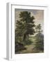 Wooded Landscape-Barend Cornelis Koekkoek-Framed Giclee Print