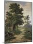 Wooded Landscape-Barend Cornelis Koekkoek-Mounted Giclee Print