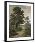 Wooded Landscape-Barend Cornelis Koekkoek-Framed Giclee Print
