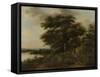 Wooded Landscape-Anthonie Waterloo-Framed Stretched Canvas
