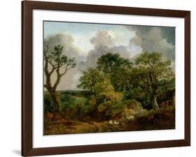 Wooded Landscape-Thomas Gainsborough-Framed Giclee Print