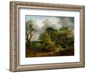 Wooded Landscape-Thomas Gainsborough-Framed Giclee Print