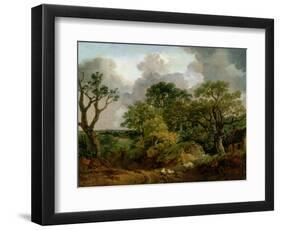 Wooded Landscape-Thomas Gainsborough-Framed Giclee Print