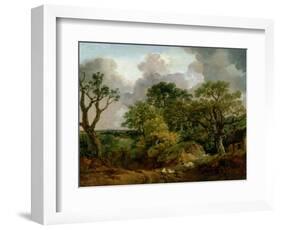 Wooded Landscape-Thomas Gainsborough-Framed Giclee Print