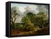 Wooded Landscape-Thomas Gainsborough-Framed Stretched Canvas