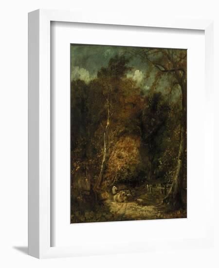 Wooded Landscape-David Cox-Framed Giclee Print