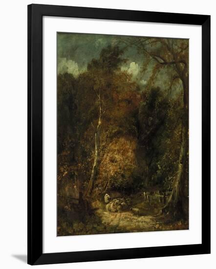 Wooded Landscape-David Cox-Framed Giclee Print