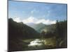 Wooded Mountainous Landscape-Jacobus Nooteboom-Mounted Giclee Print