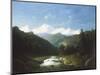 Wooded Mountainous Landscape-Jacobus Nooteboom-Mounted Giclee Print