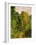 Wooded Path, 1865-Claude Monet-Framed Giclee Print