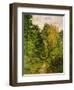 Wooded Path, 1865-Claude Monet-Framed Giclee Print