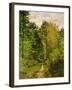 Wooded Path, 1865-Claude Monet-Framed Giclee Print