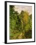 Wooded Path, 1865-Claude Monet-Framed Giclee Print