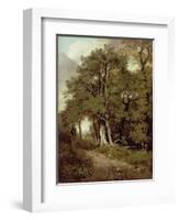 Wooded Path-John Constable-Framed Premium Giclee Print