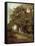 Wooded Path-John Constable-Framed Stretched Canvas