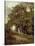 Wooded Path-John Constable-Stretched Canvas