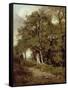 Wooded Path-John Constable-Framed Stretched Canvas