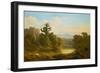 Wooded River Landscape, Pennsylvania (Monarch of the Grove)-Russell Smith-Framed Giclee Print